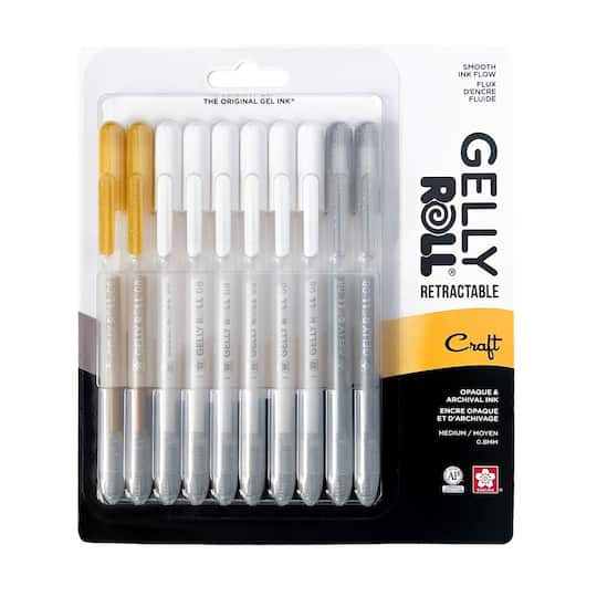 Sakura® Gelly Roll® Craft 0.8mm Retractable Gel Pen Set